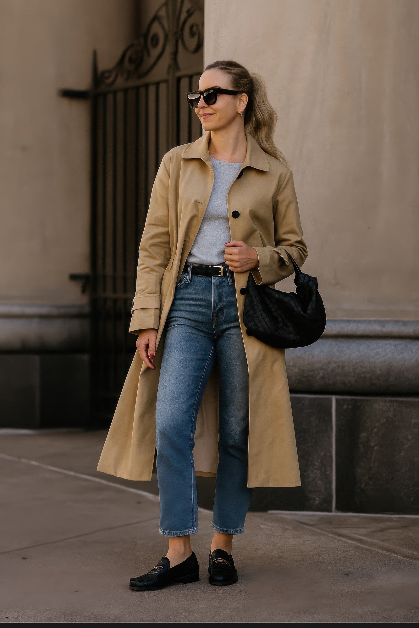 Classic Lined Trench Coat - Women's Spring Outerwear